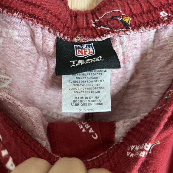 NFL Team Apparel Arizona Cardinals Mens XL Red Pajama Sleep Pants - Picture 5 of 8